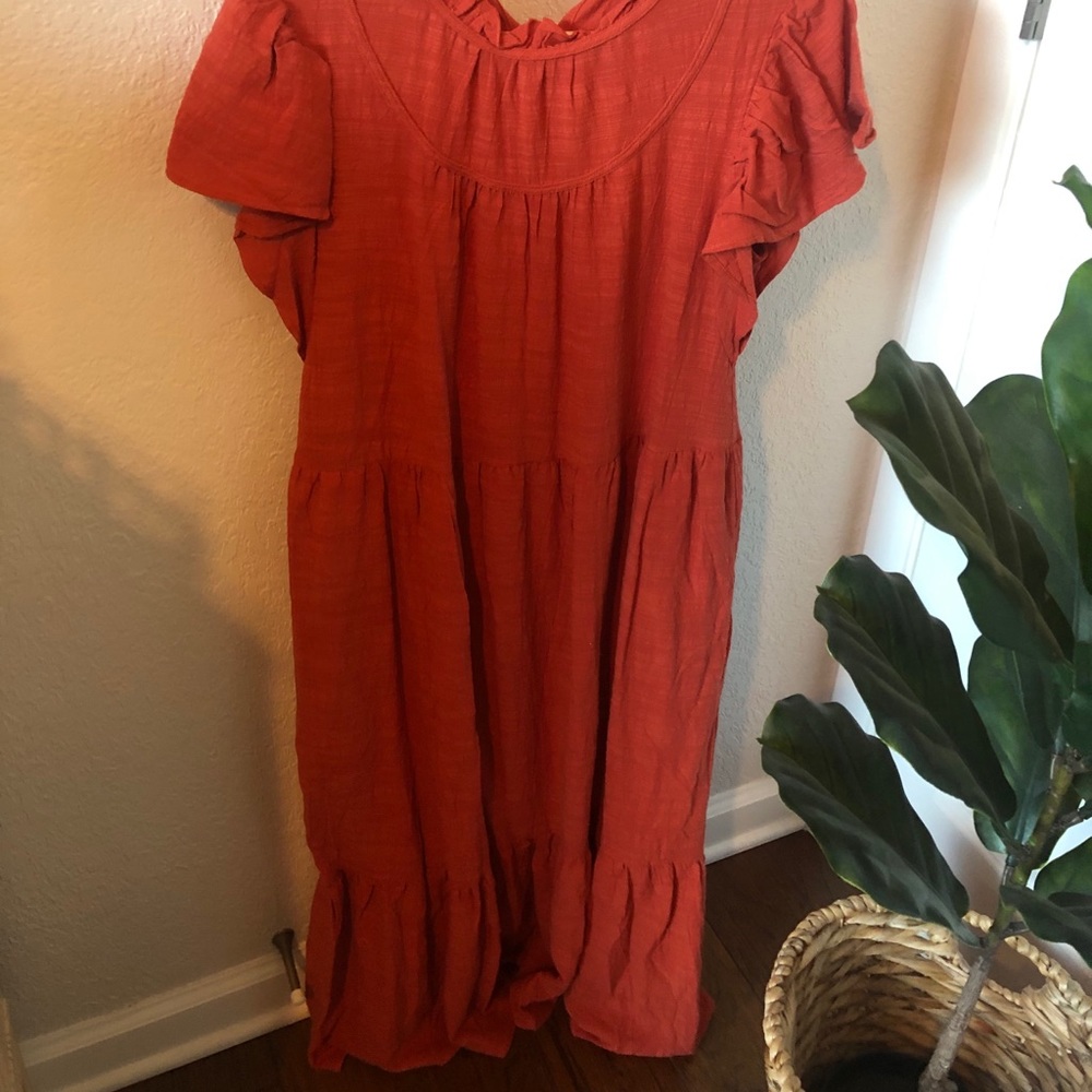 Roolee Boutique Dress- Rust/ orange color